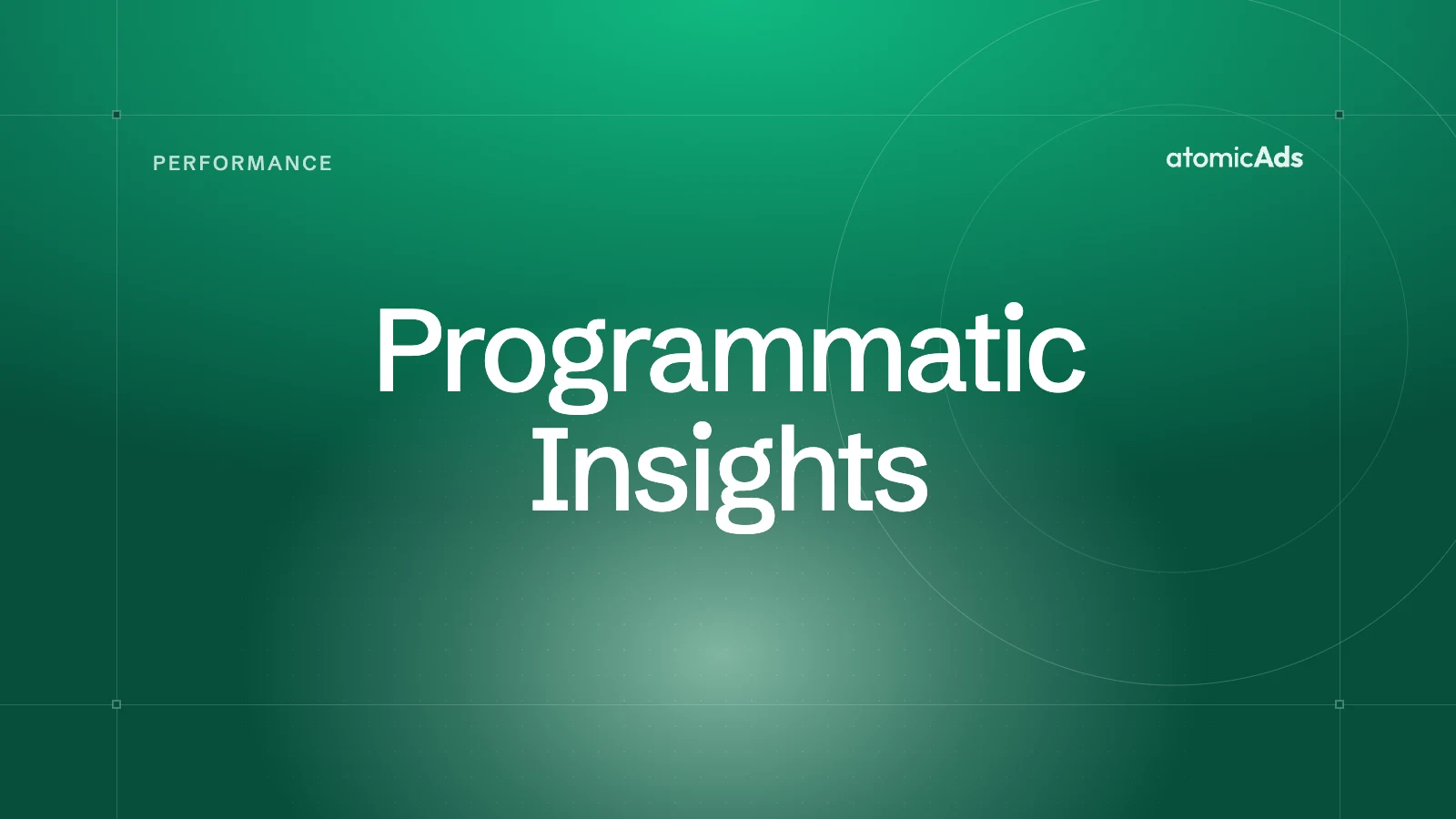 Programmatic Insights: atomicAds blog cover